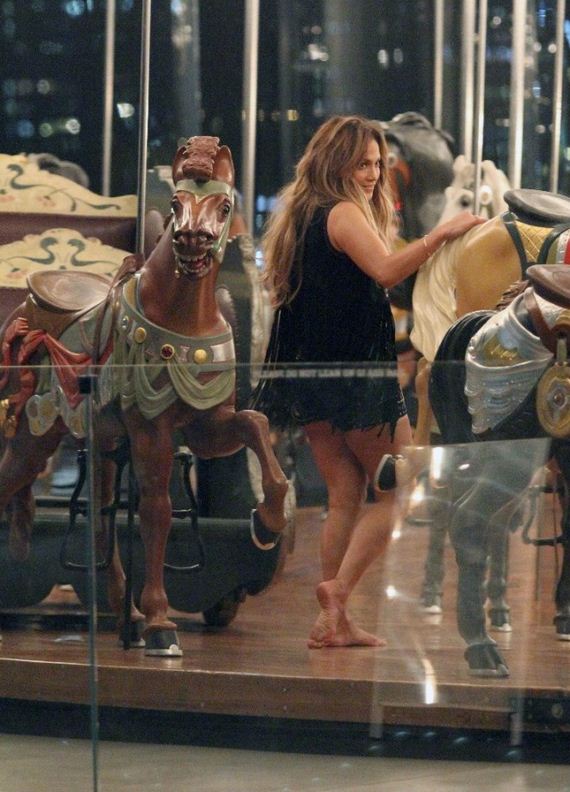 Jennifer-Lopez -Filming